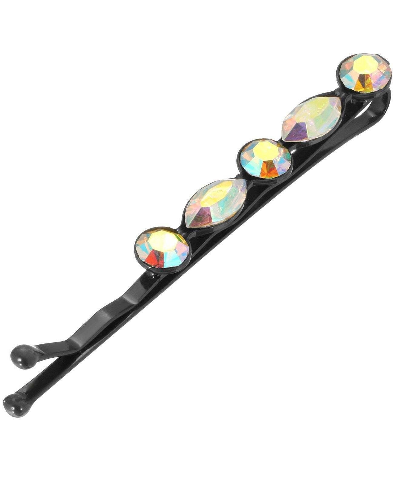 1928 Jewelry Crystal Ab Bobby Pin