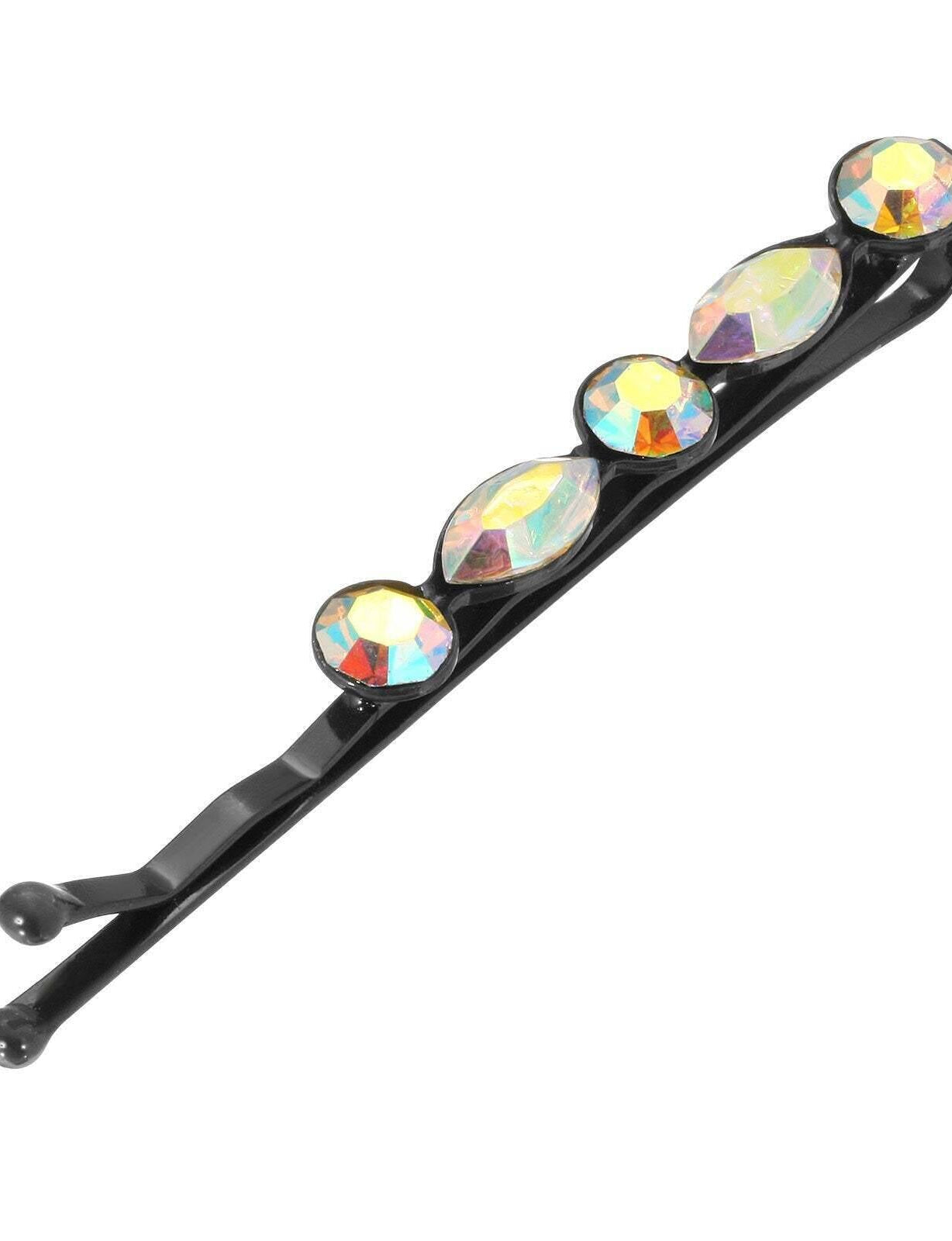 1928 Jewelry Crystal Ab Bobby Pin