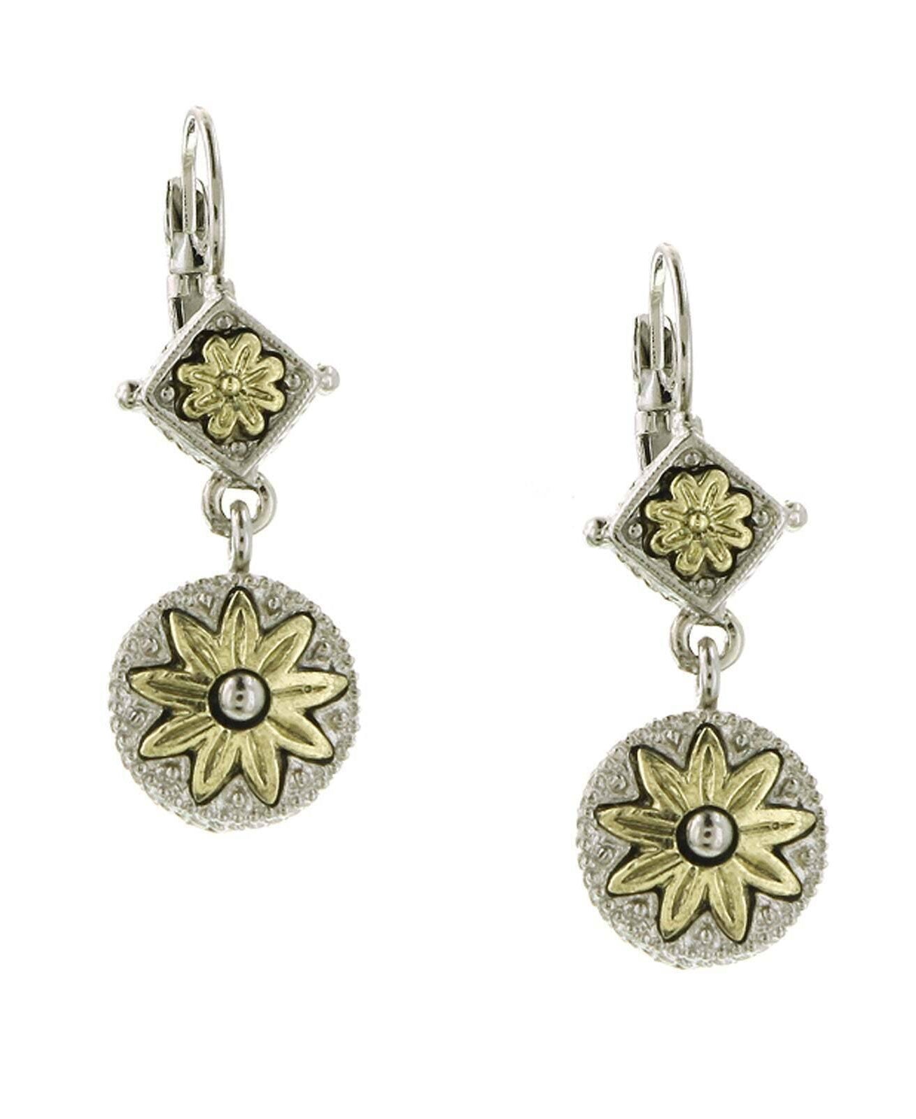 2028 Jewelry Brass Drop Earrings