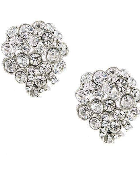 Antiquities Couture Crystal With Austrian Cluster Earrings