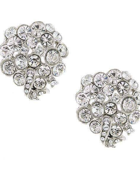 Antiquities Couture Crystal With Austrian Cluster Earrings