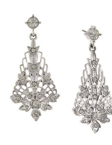 2028 Jewelry Crystal Lantern Drop Earrings