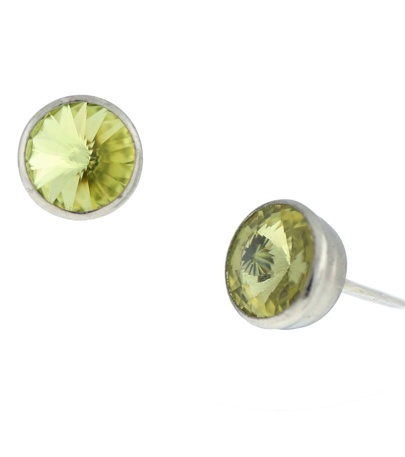 1928 Jewelry Petite Jonquil Austrian Crystal Stud Earrings