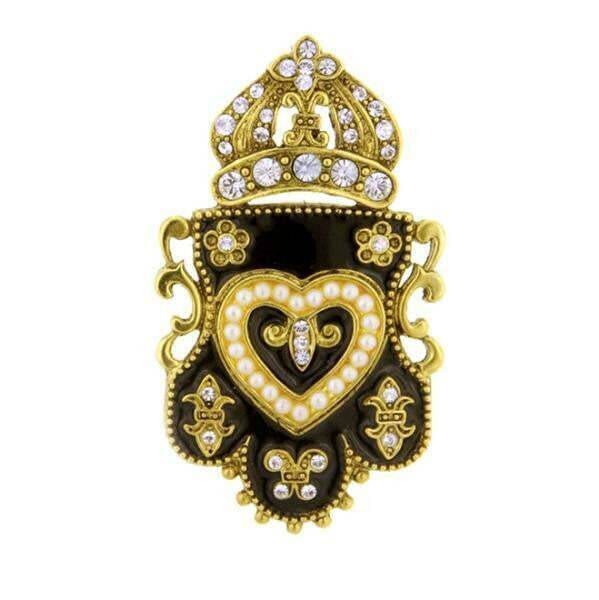 Antiquities Couture Royal Estate Crest Pin