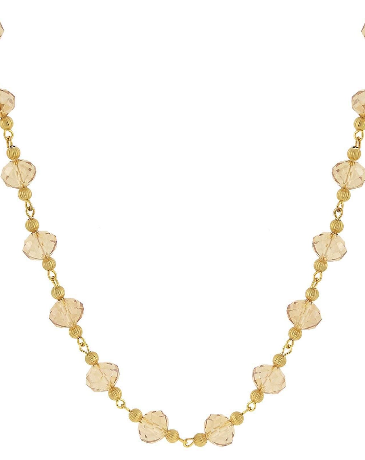 2028 Jewelry Beaded Necklace 16" + 3" Extender