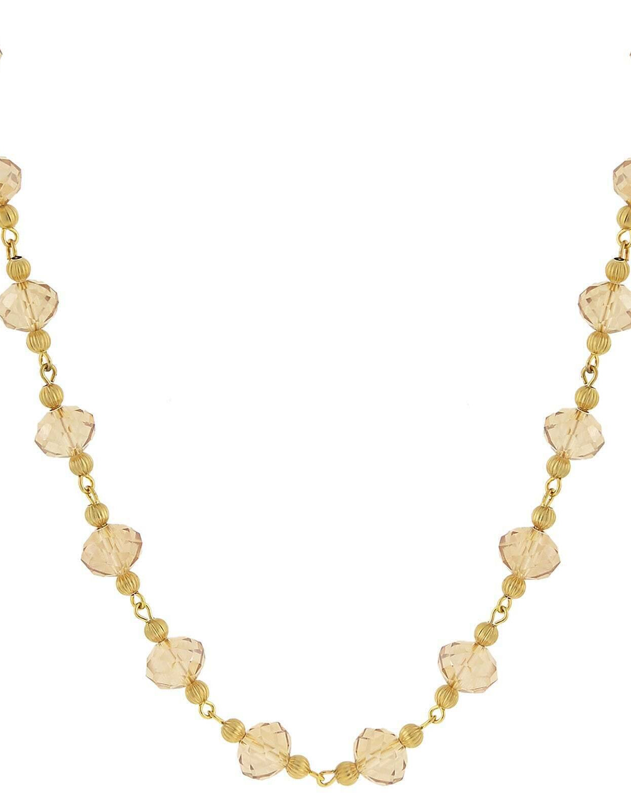 2028 Jewelry Beaded Necklace 16" + 3" Extender