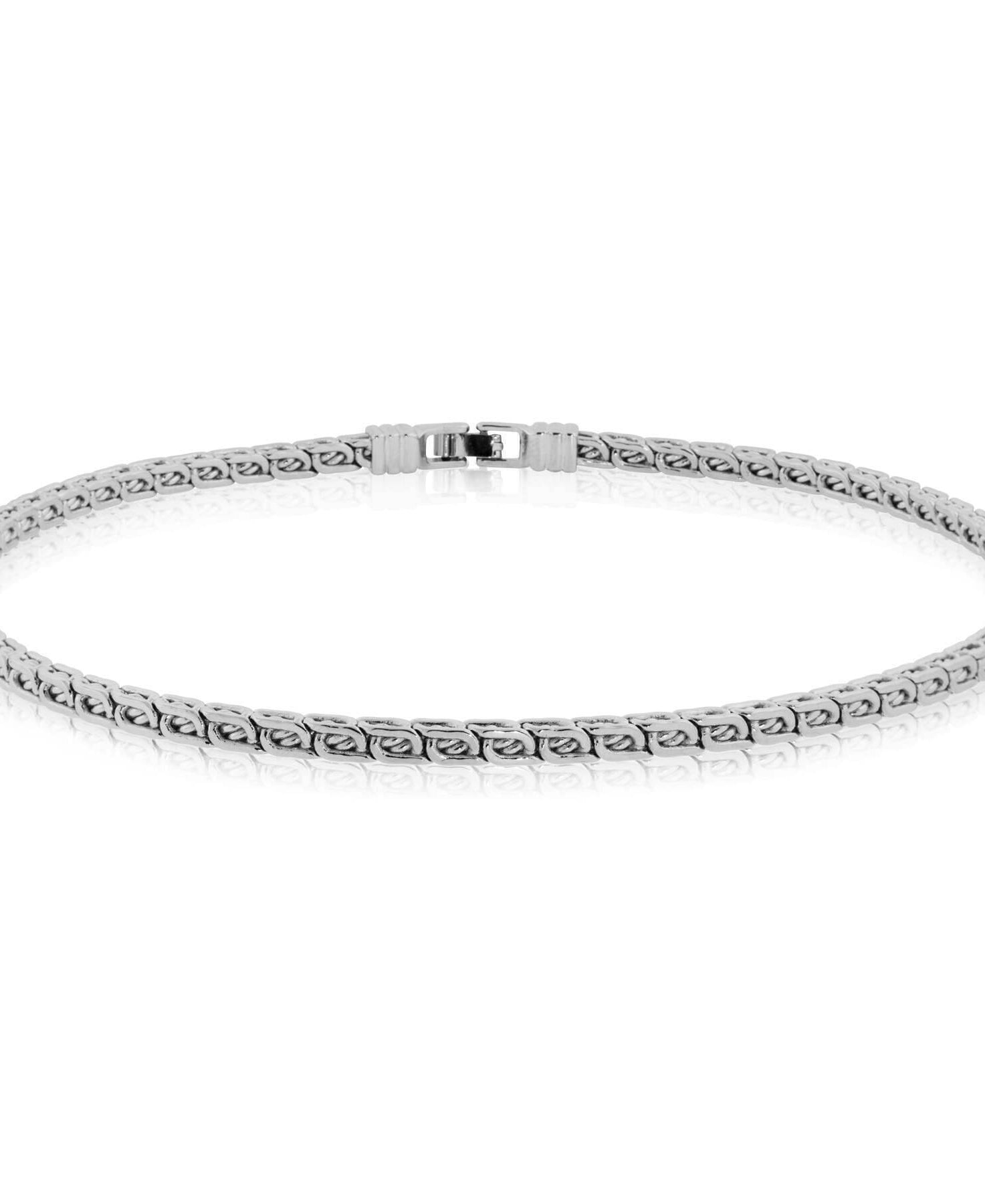 1928 Jewelry Silver 3mm Box Chain Choker Necklace 16"