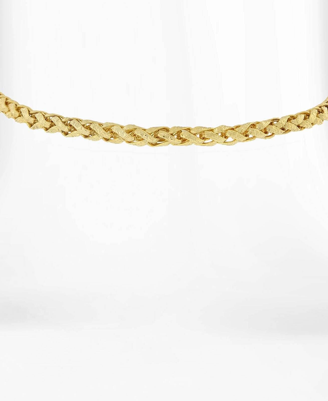 1928 Jewelry Gold Ponytail Rope Chain Choker Necklace 12" + 5" Extender