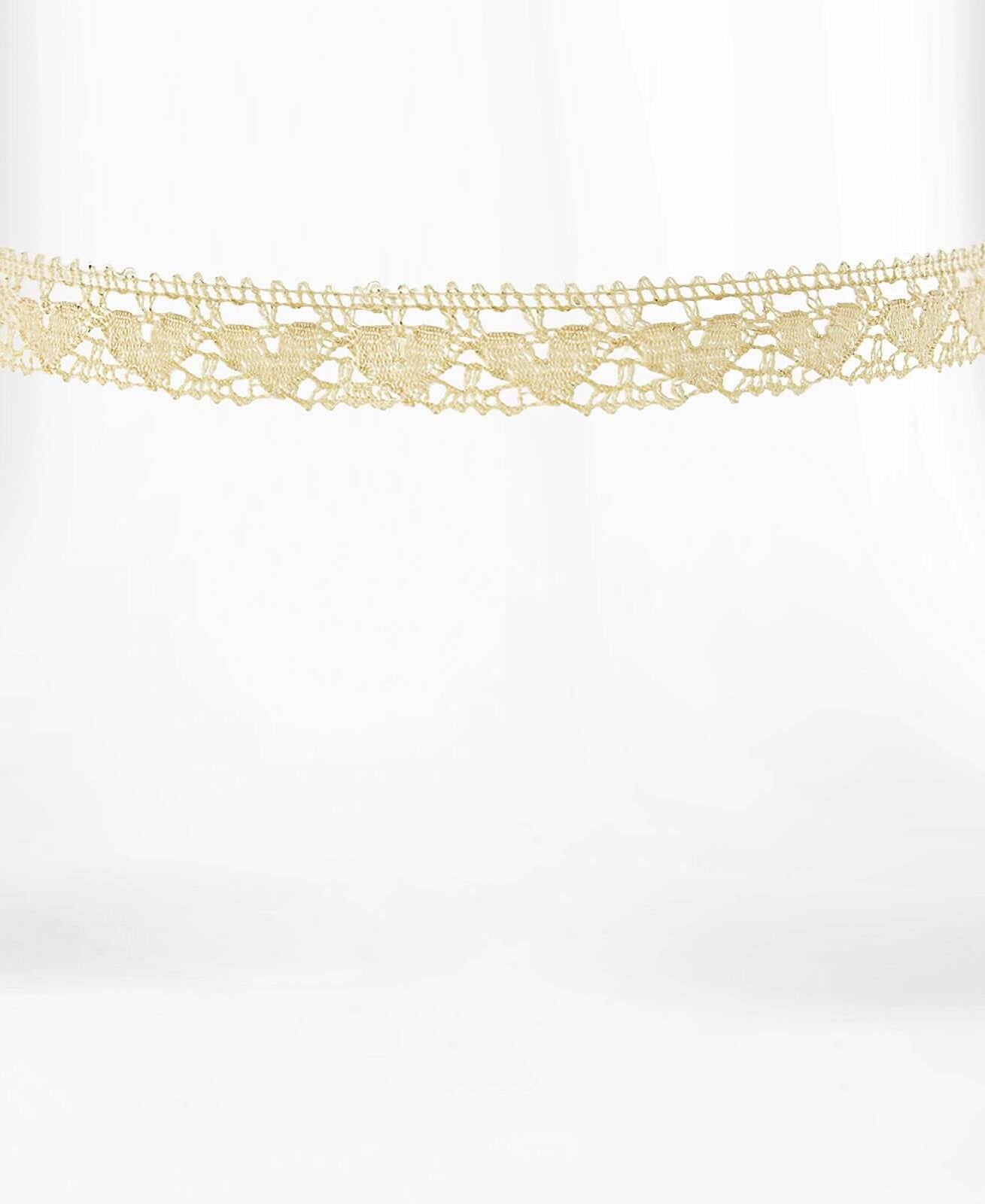 1928 Jewelry Ivory Lace Choker Necklace 12" + 5" Extender