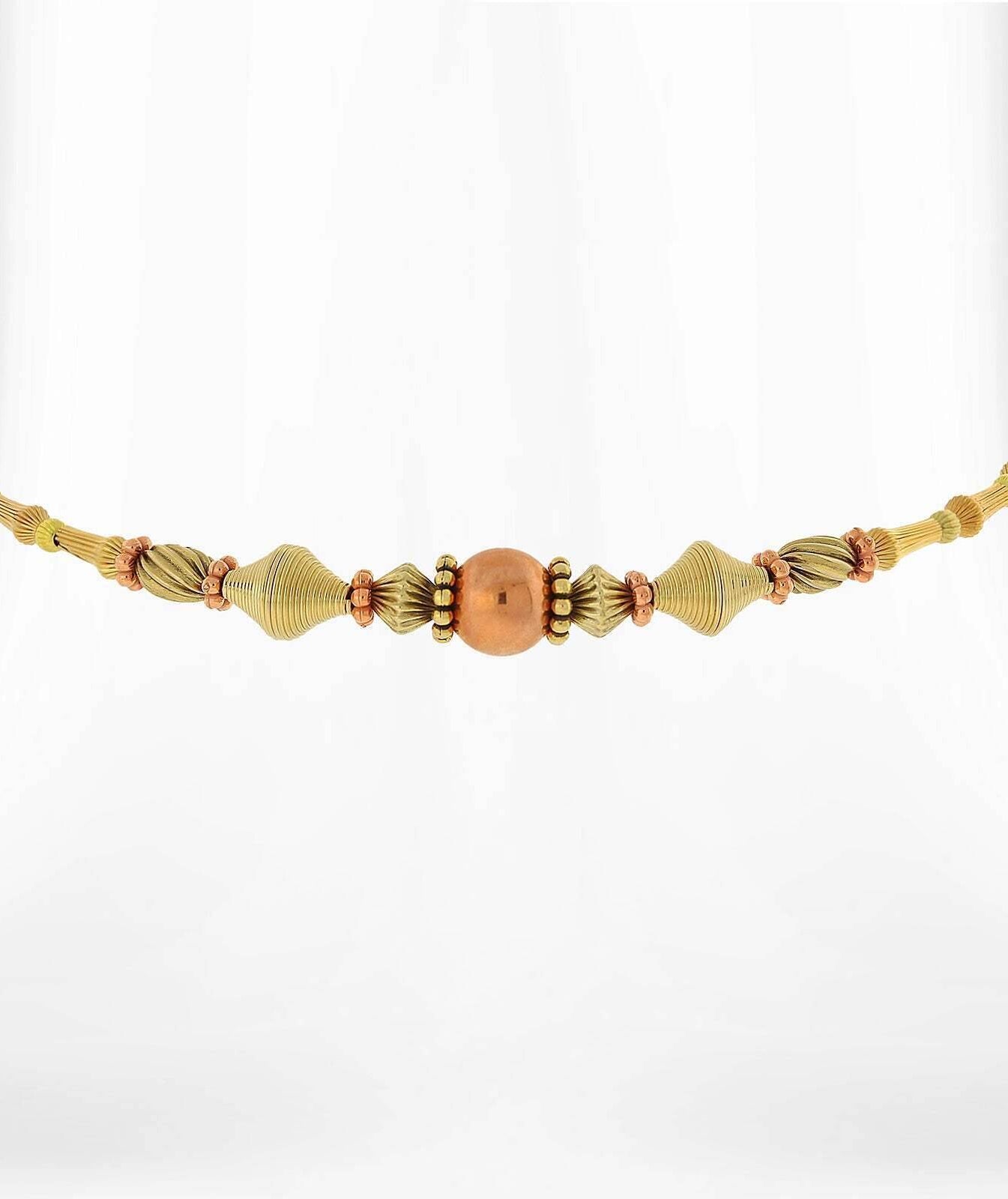 1928 Jewelry Eclectic Multi Beaded Choker Necklace 15"