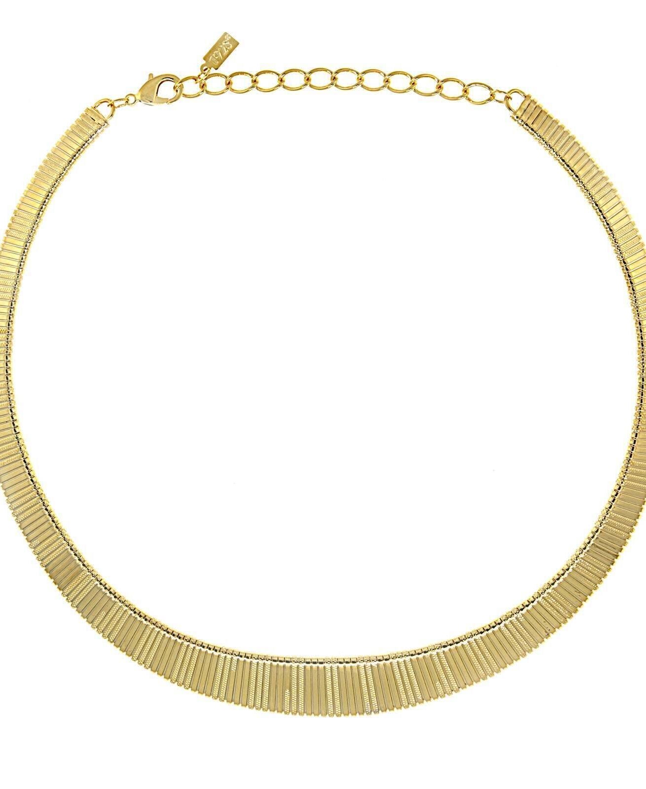 1928 Jewelry Graduated Collar Necklace 18" + 3" Extender