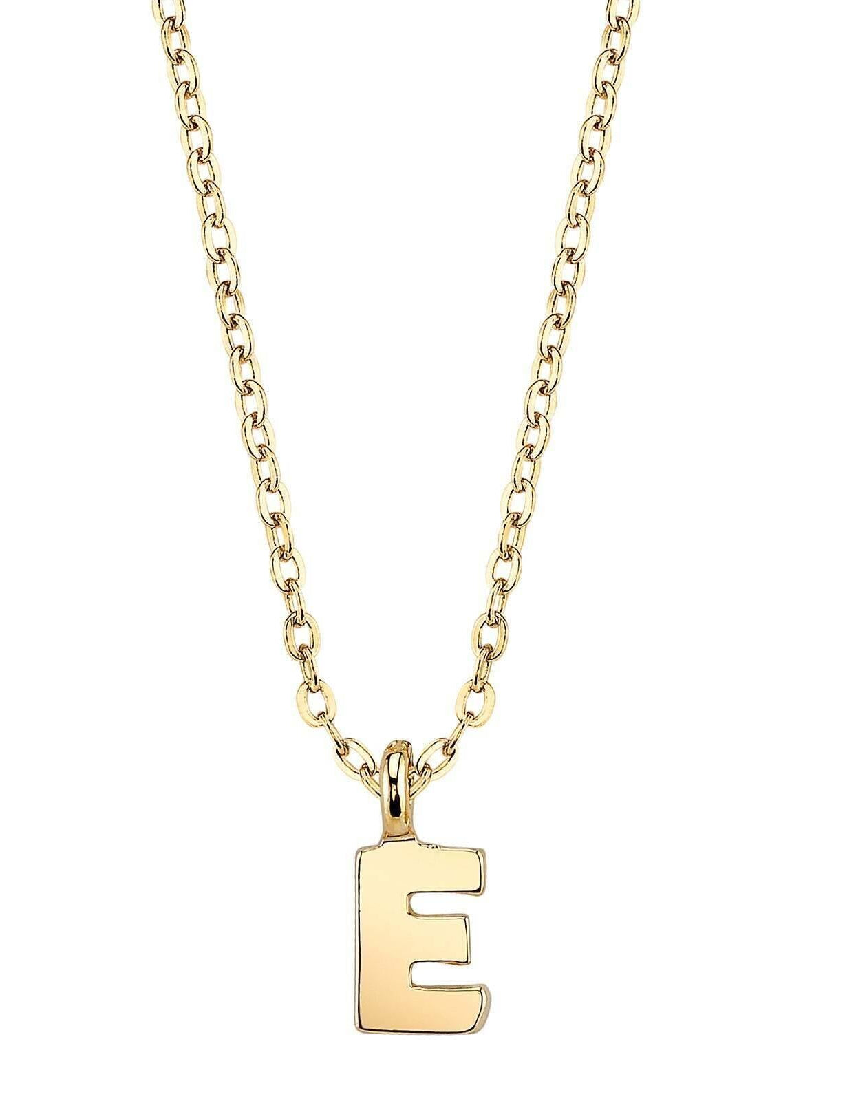 1928 Jewelry Initial Letter Pendant Necklace 20"