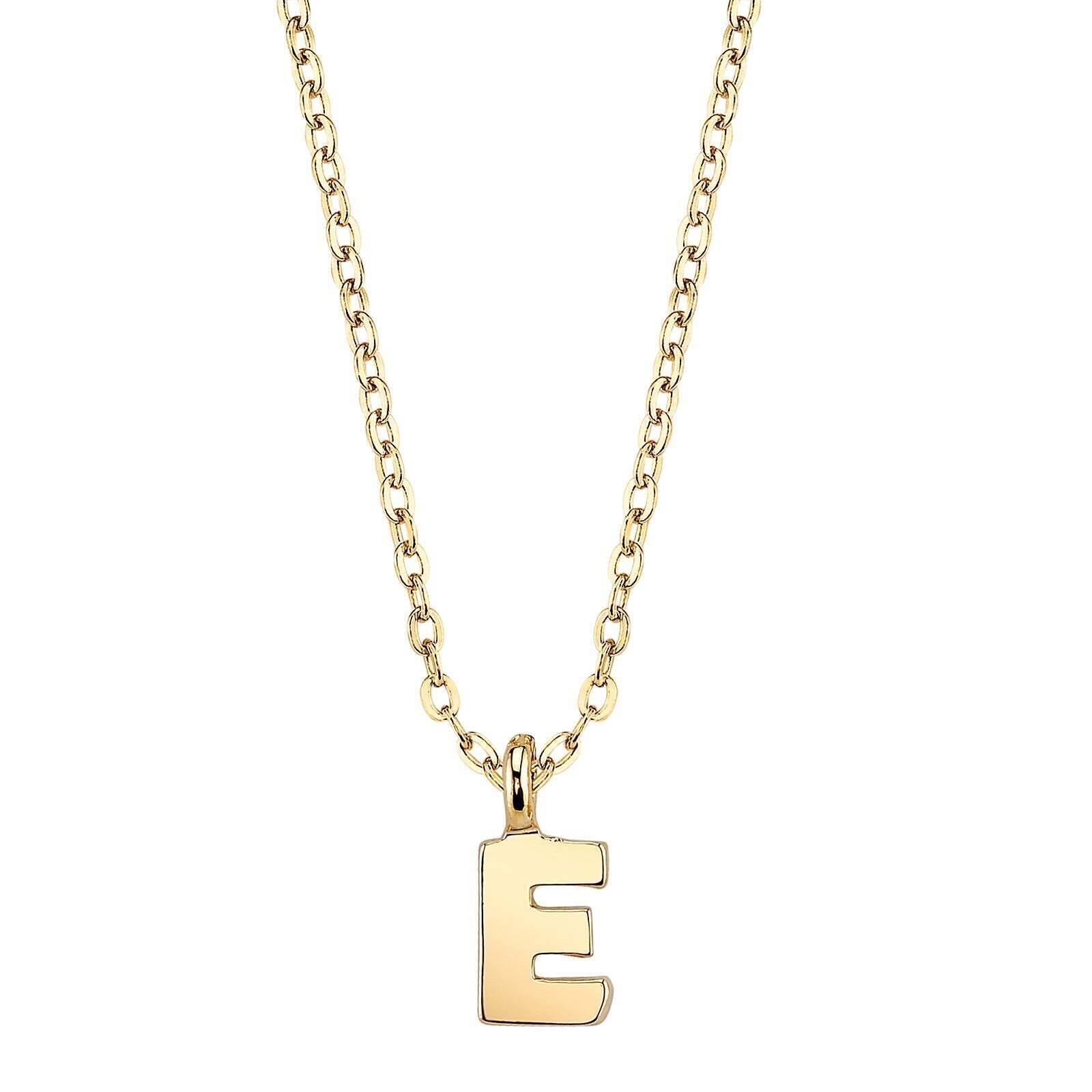 1928 Jewelry Initial Letter Pendant Necklace 20"