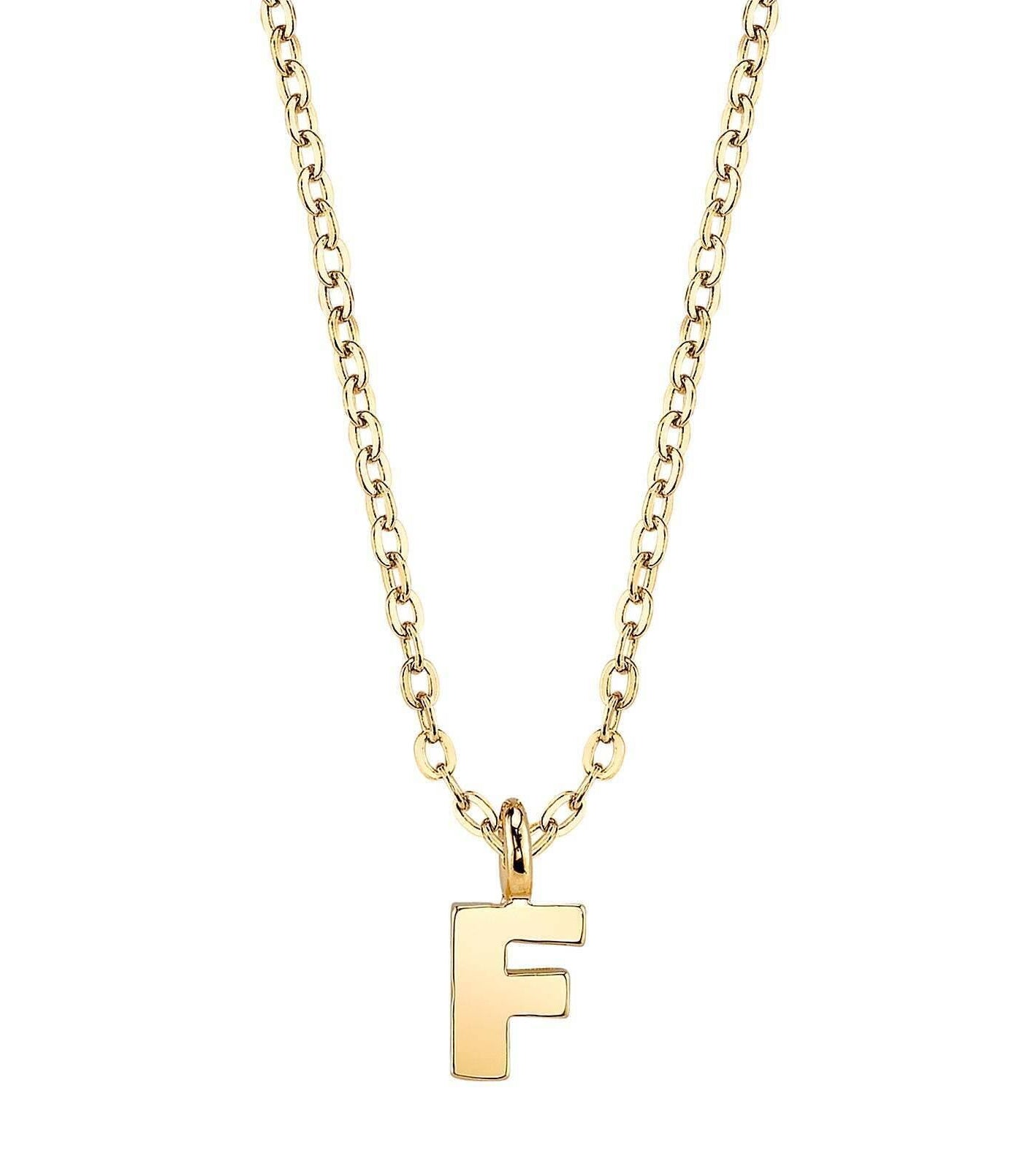 1928 Jewelry Initial Letter Pendant Necklace 20"