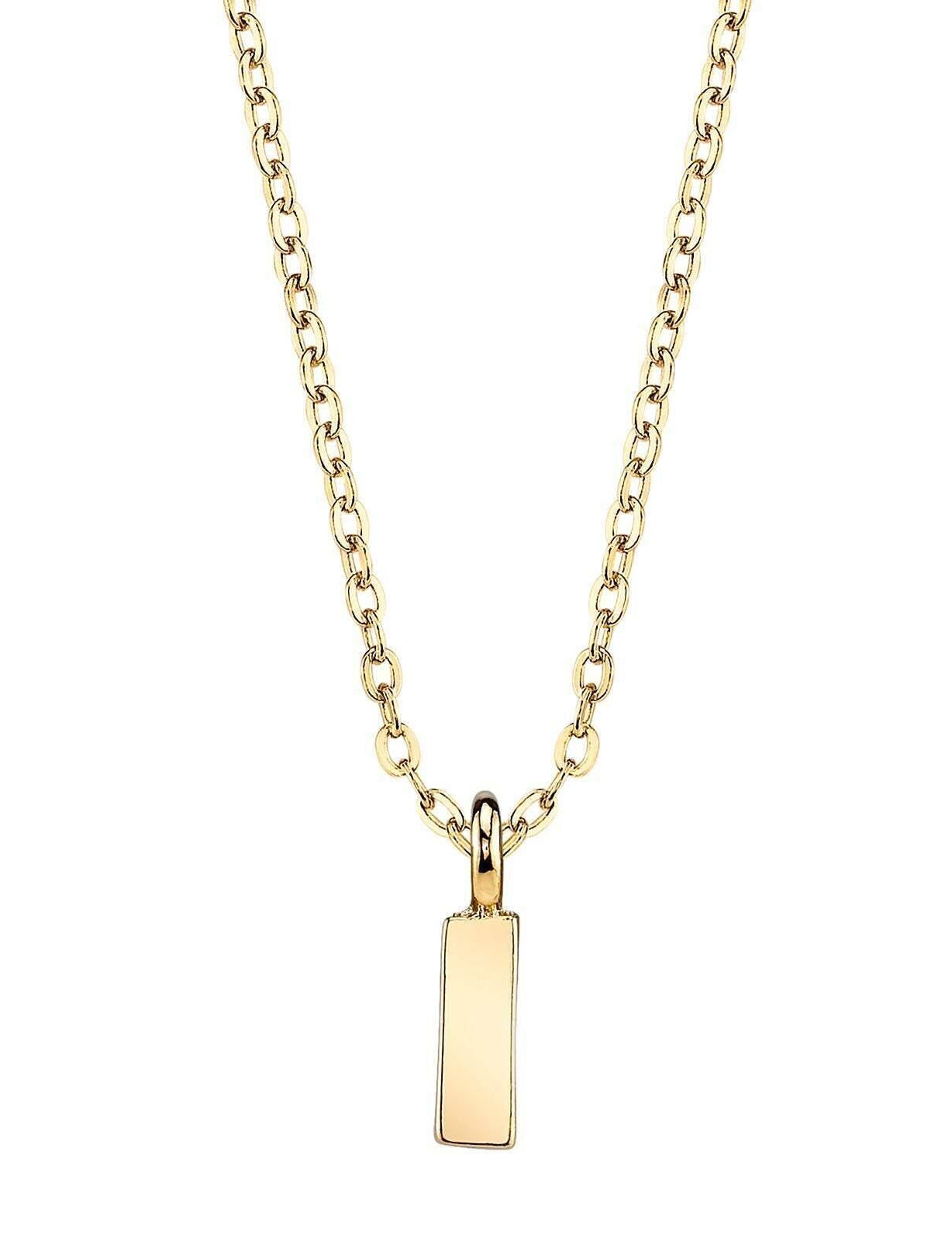 1928 Jewelry Initial Letter Pendant Necklace 20"