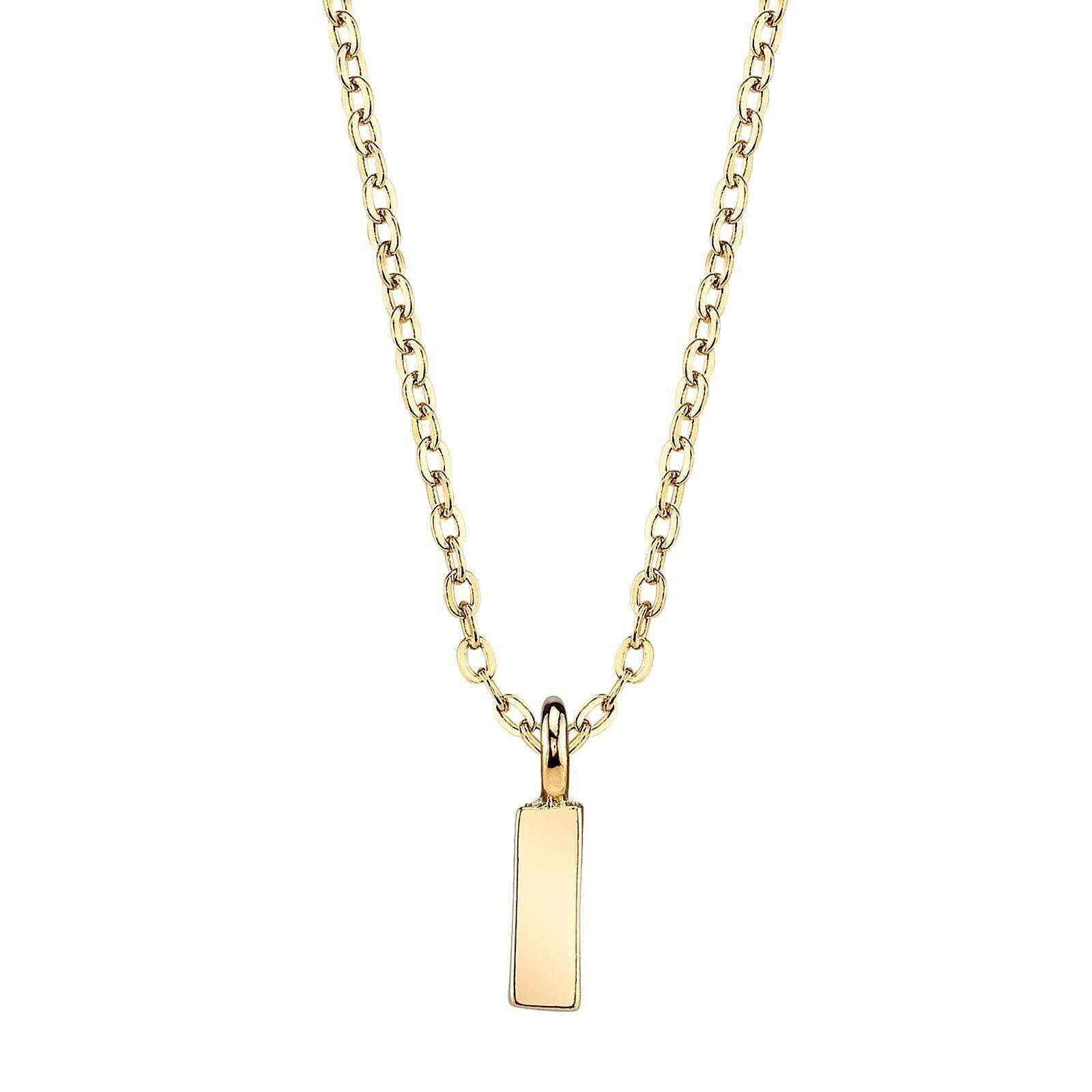 1928 Jewelry Initial Letter Pendant Necklace 20"