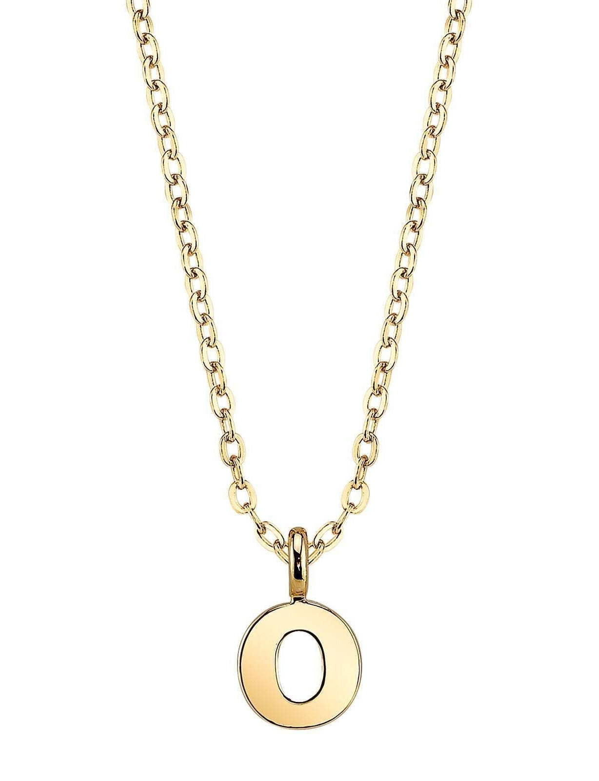 1928 Jewelry Initial Letter Pendant Necklace 20"