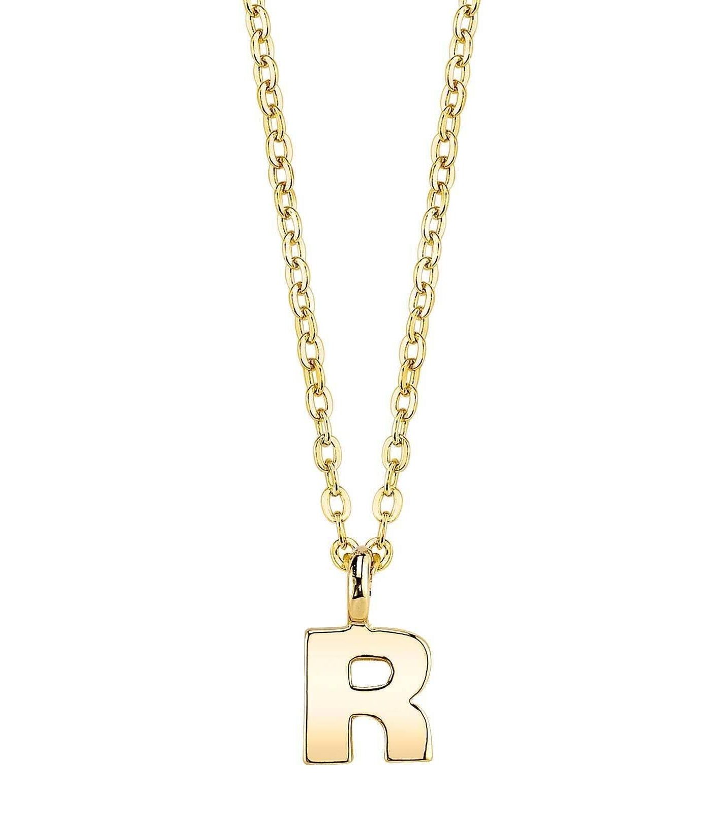 1928 Jewelry Initial Letter Pendant Necklace 20"