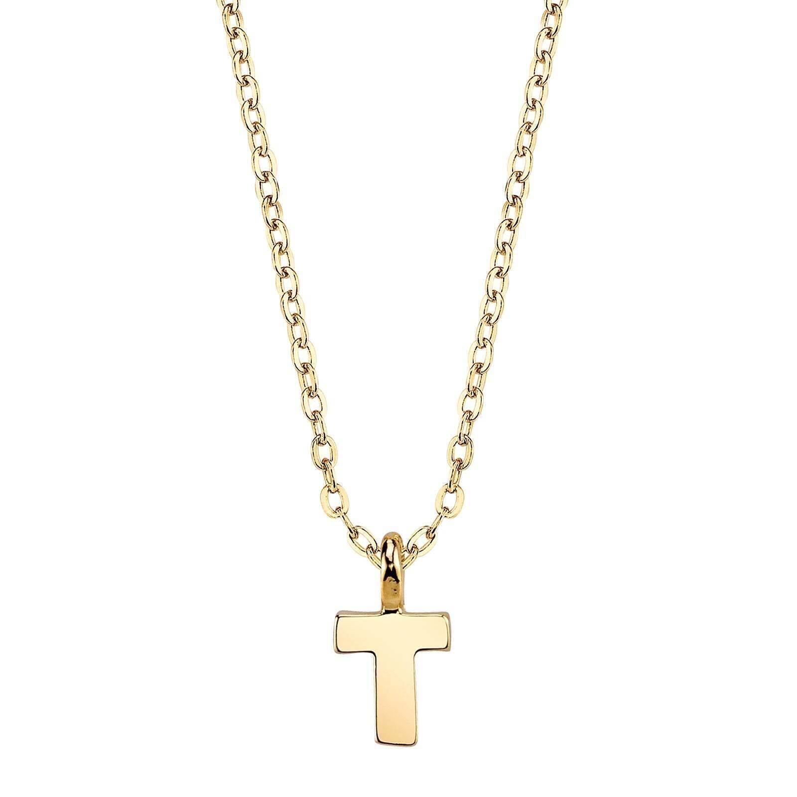 1928 Jewelry Initial Letter Pendant Necklace 20"