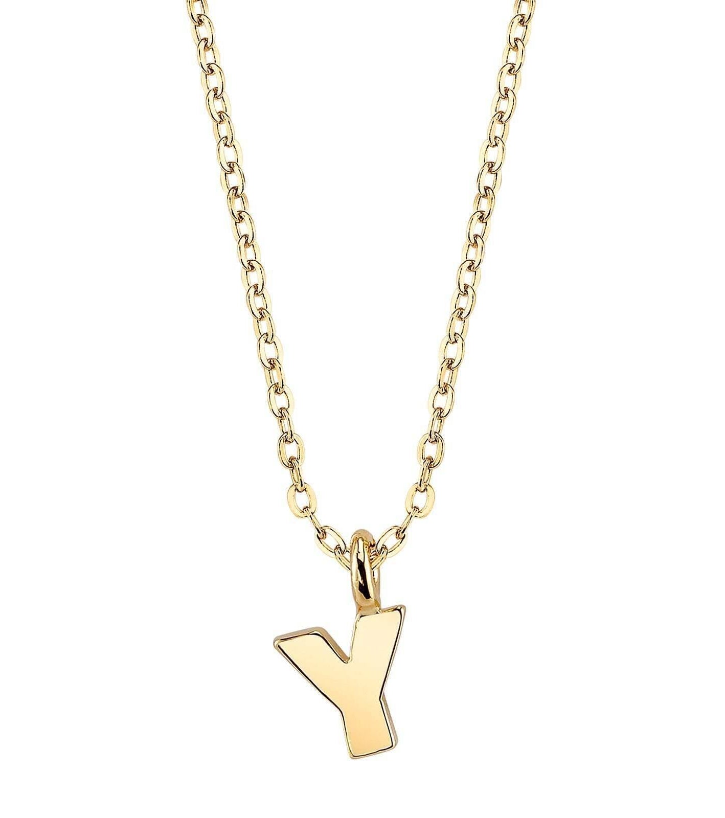1928 Jewelry Initial Letter Pendant Necklace 20"