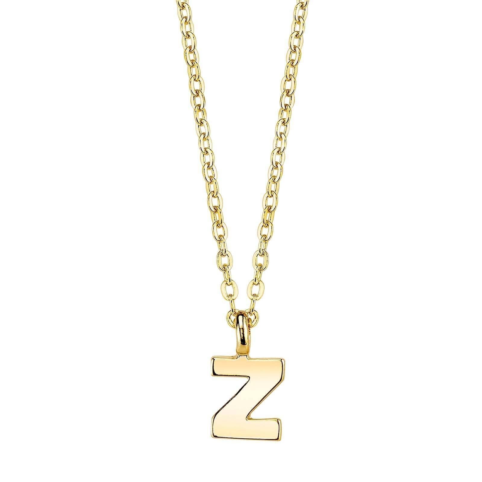 1928 Jewelry Initial Letter Pendant Necklace 20"