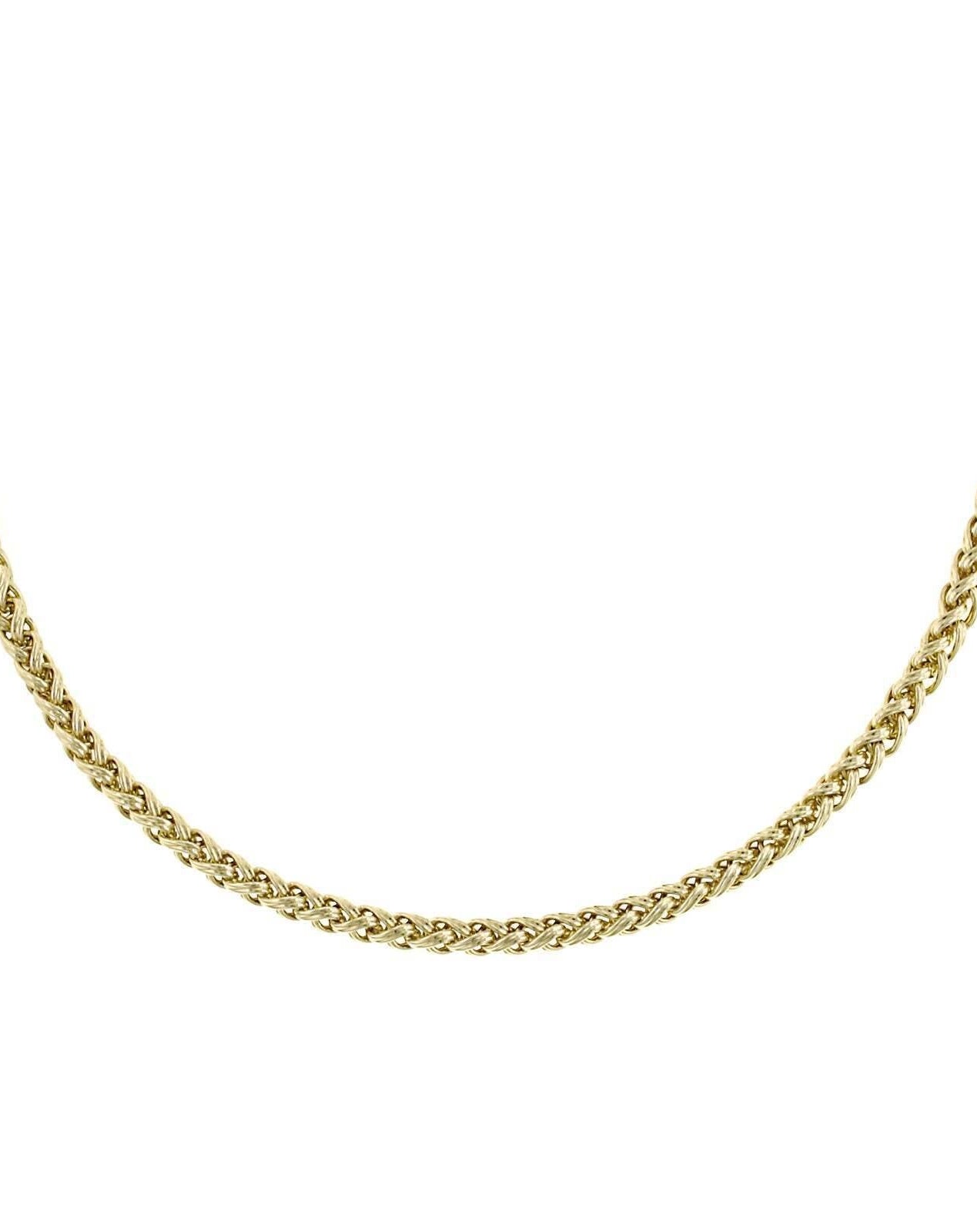 1928 Jewelry Gold Ponytail Chain Necklace 16" + 3" Extender