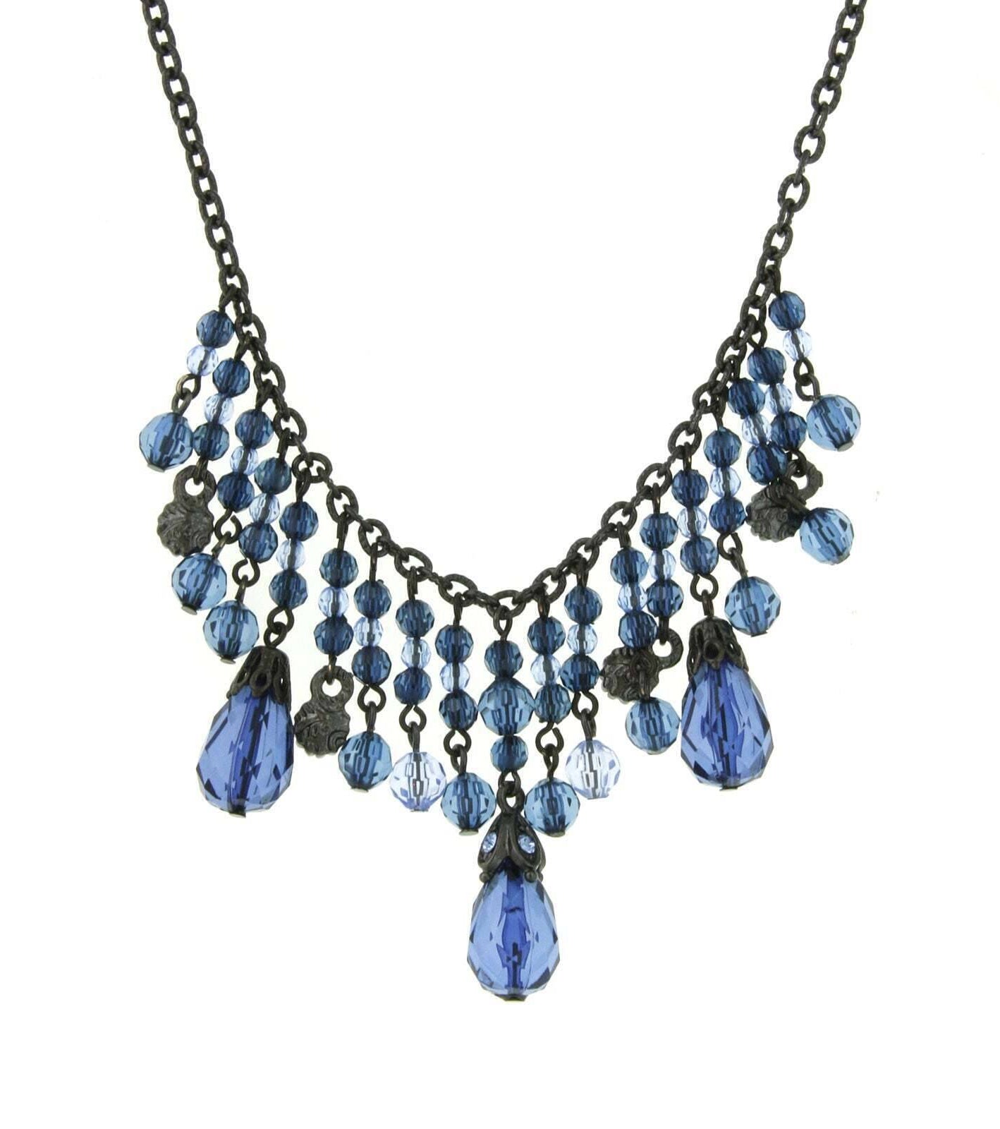 2028 Jewelry Jet Montana Bib Necklace 16" + 3" Extender