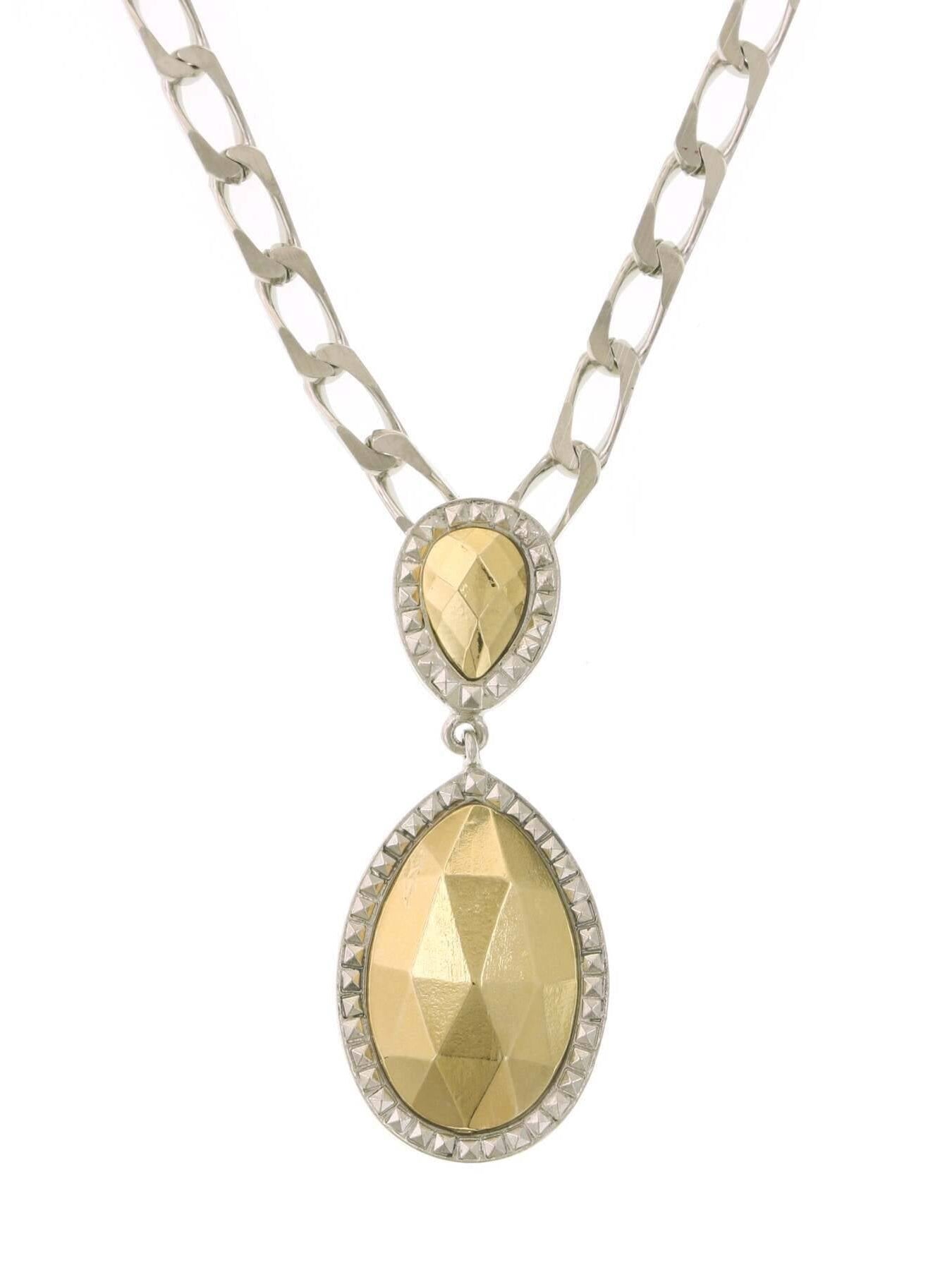 1928 Jewelry Fusion Lux Teardrop Pendant Necklace 16" + 3" Extender
