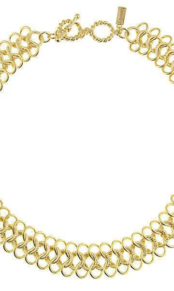 2028 Jewelry Ornate Link Collar Necklace 16