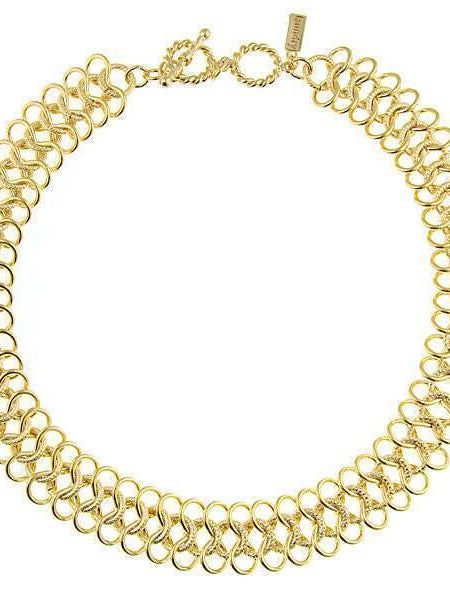 2028 Jewelry Ornate Link Collar Necklace 16
