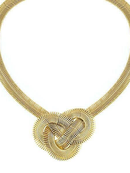 2028 Jewelry Knot Necklace 16" + 3" Extender