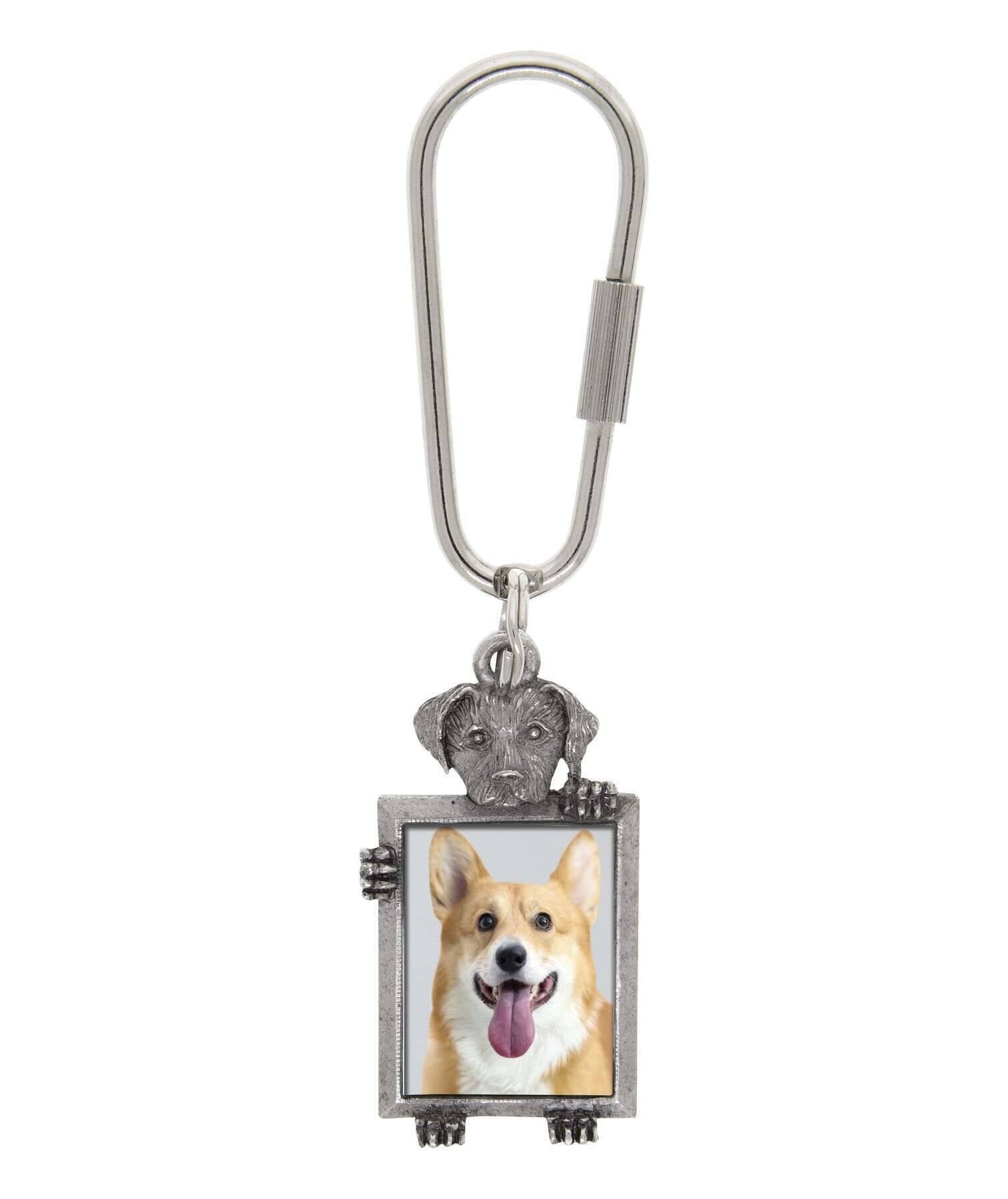1928 Jewelry Dog Picture Carabiner Key Chain