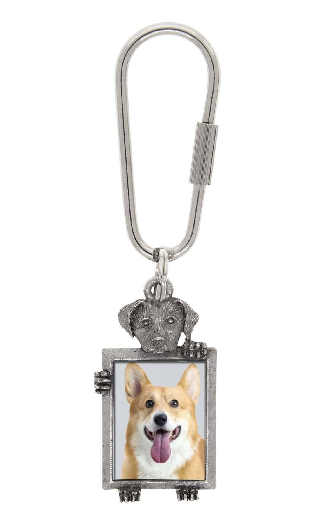 1928 Jewelry Dog Picture Carabiner Key Chain