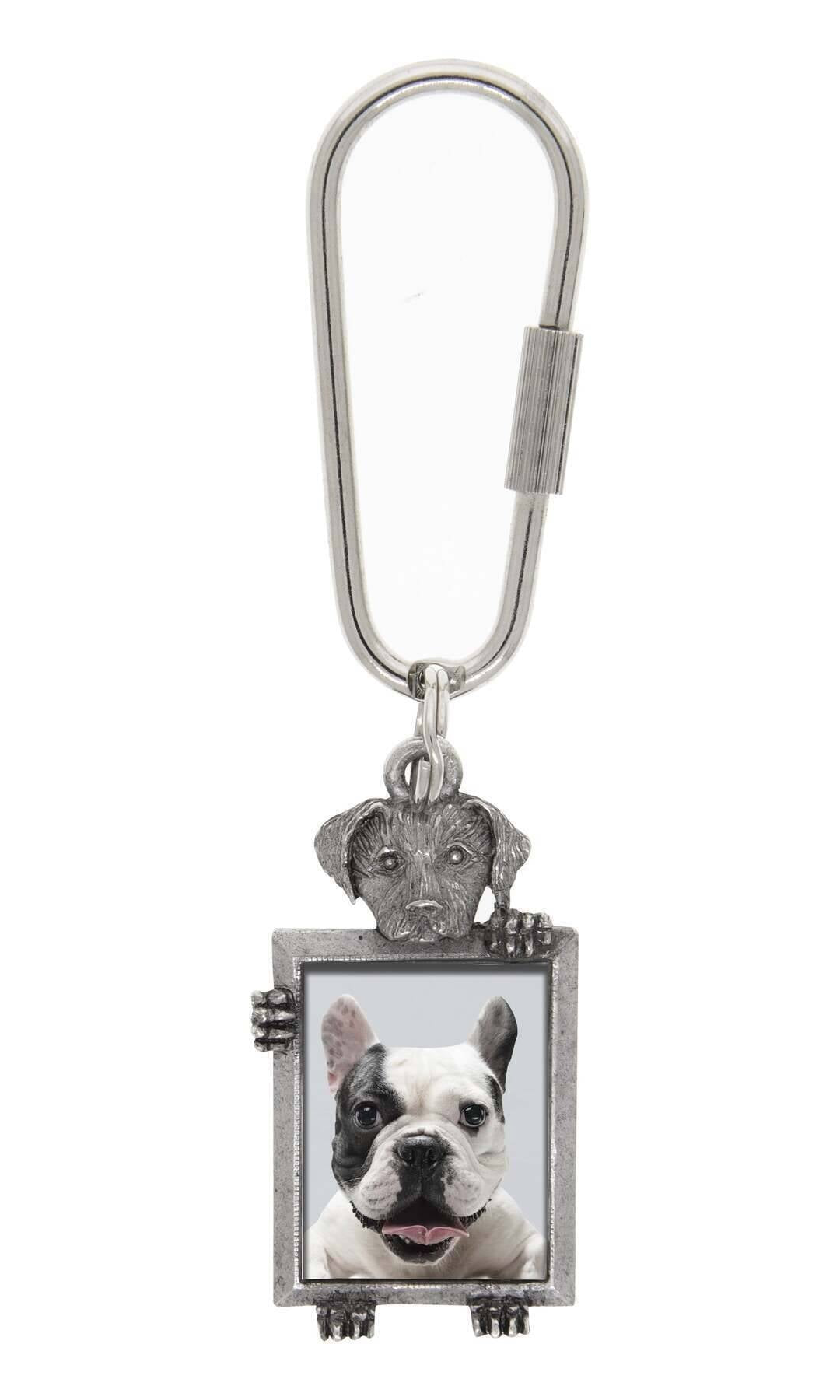 1928 Jewelry Dog Picture Carabiner Key Chain