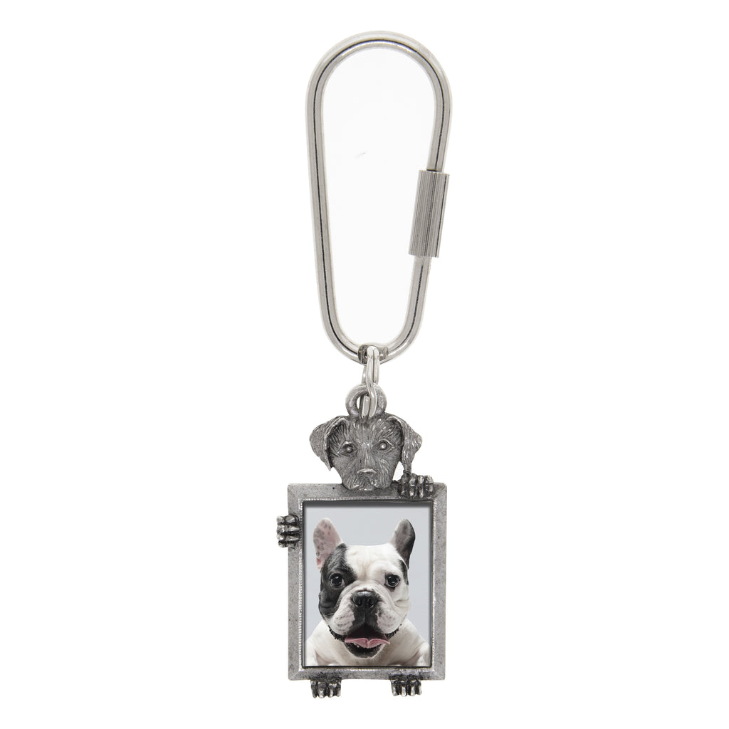Dog Picture Keychain (French Bulldog)