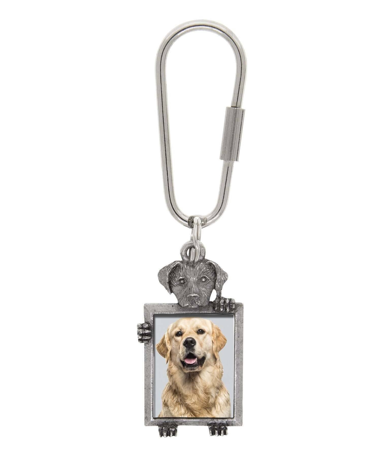 1928 Jewelry Dog Picture Carabiner Key Chain