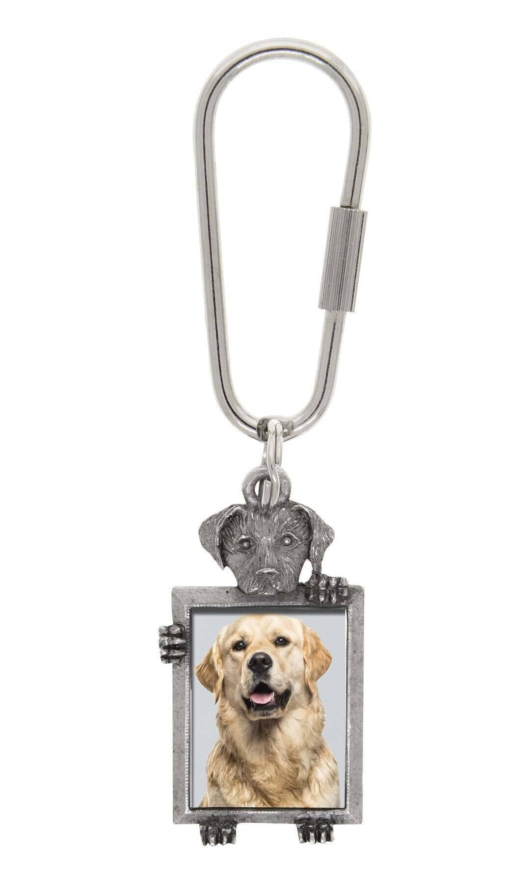 1928 Jewelry Dog Picture Carabiner Key Chain