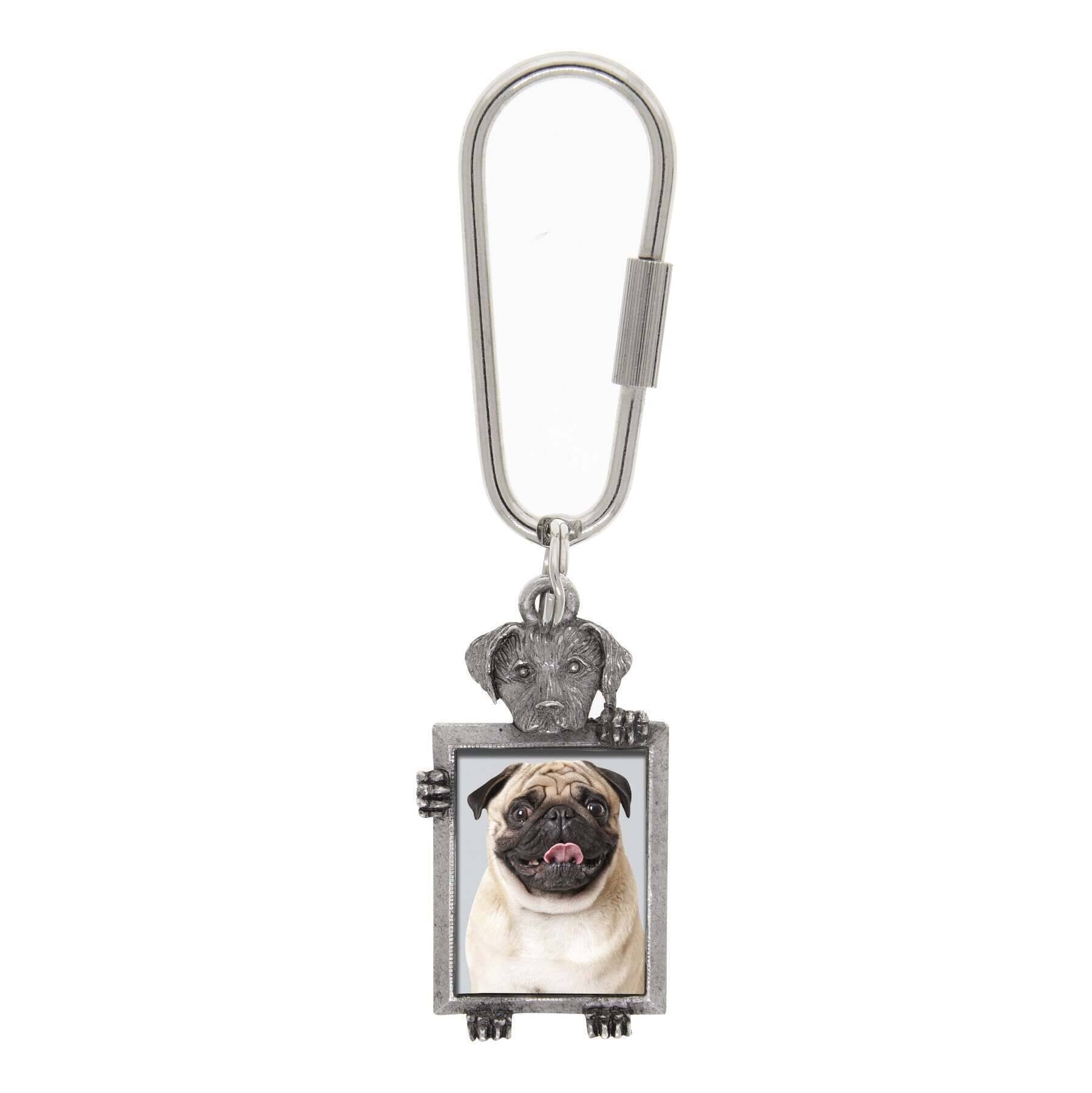 1928 Jewelry Dog Picture Carabiner Key Chain