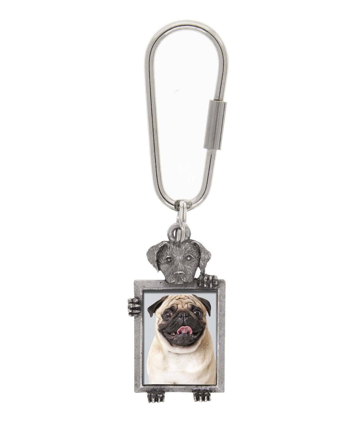1928 Jewelry Dog Picture Carabiner Key Chain