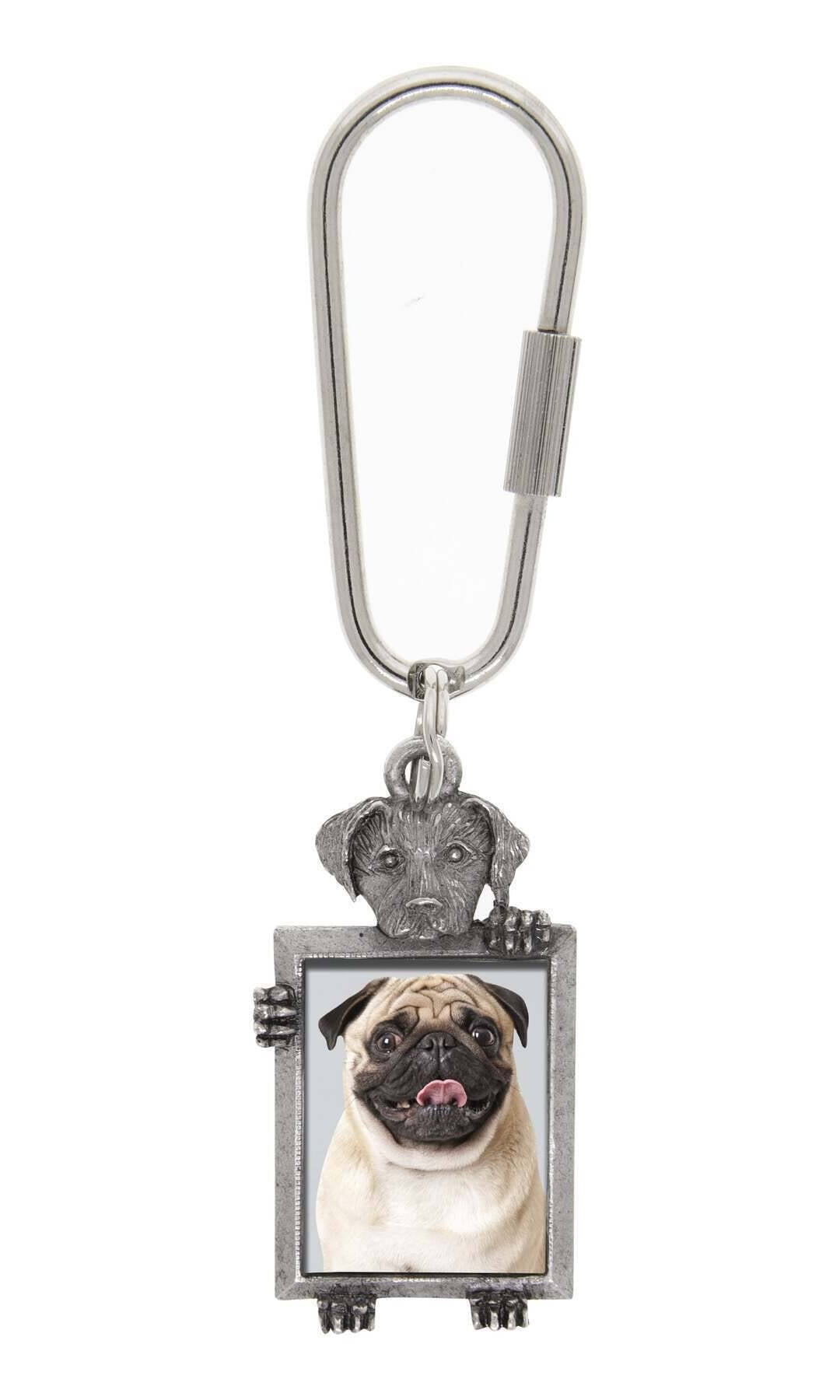 1928 Jewelry Dog Picture Carabiner Key Chain