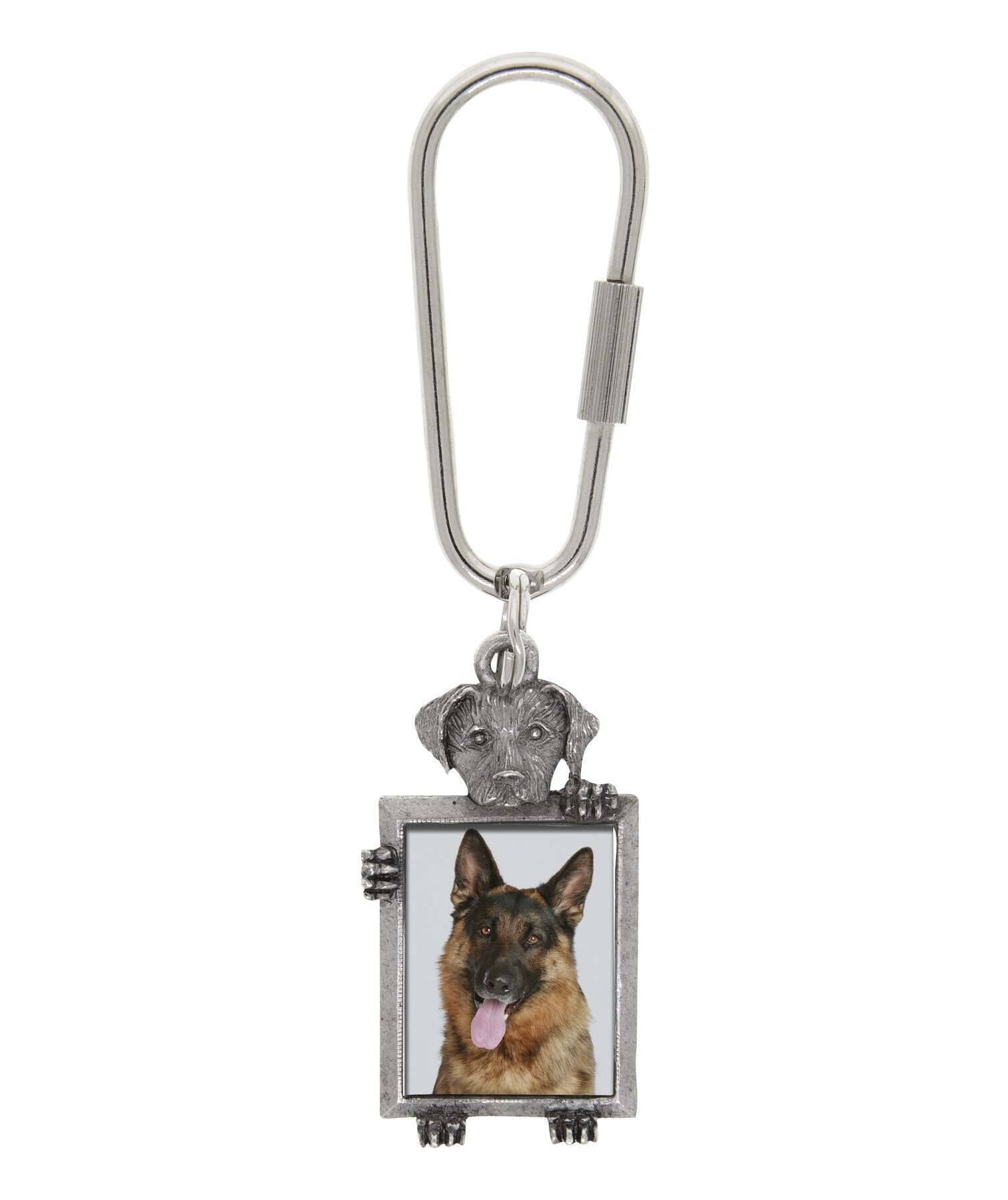 1928 Jewelry Dog Picture Carabiner Key Chain