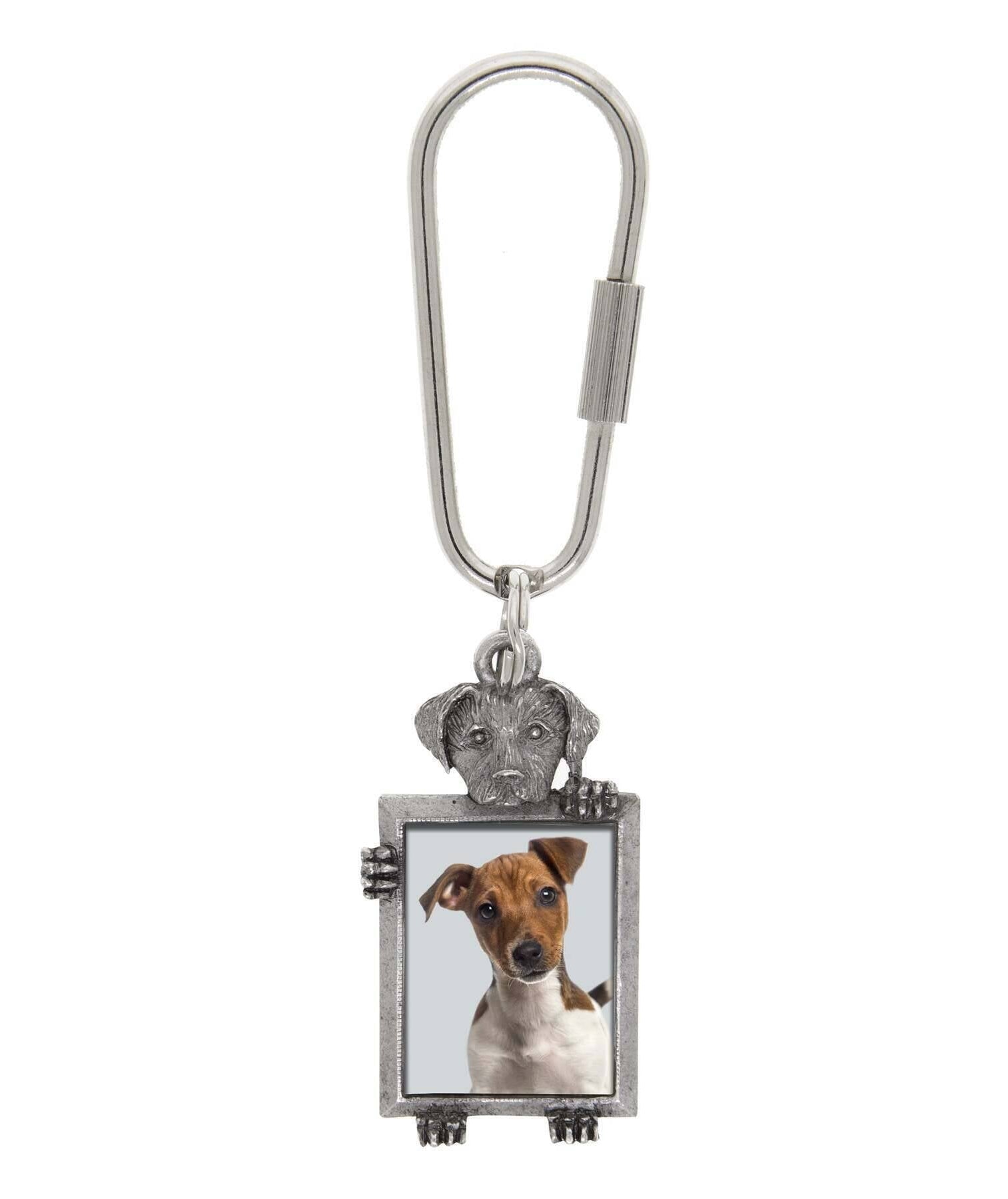 1928 Jewelry Dog Picture Carabiner Key Chain