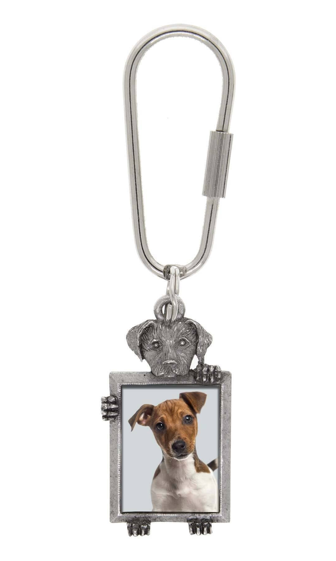 1928 Jewelry Dog Picture Carabiner Key Chain