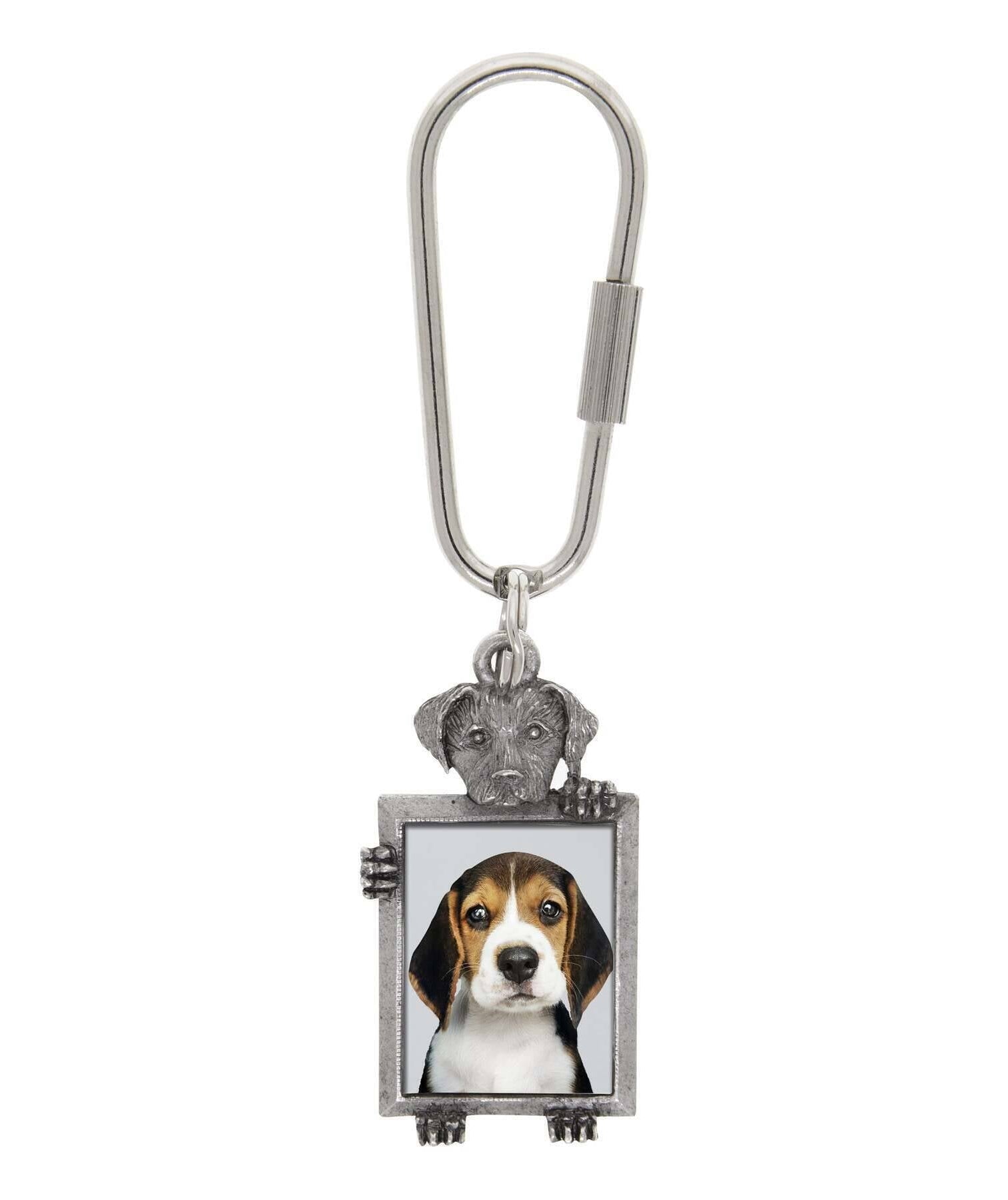 1928 Jewelry Dog Picture Carabiner Key Chain
