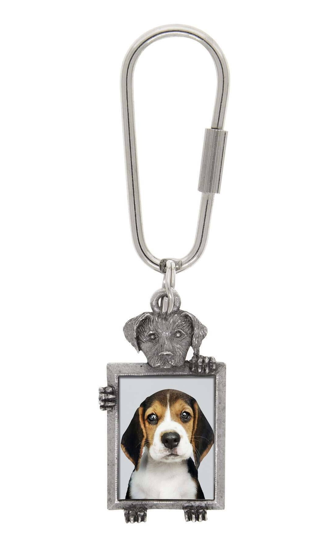 1928 Jewelry Dog Picture Carabiner Key Chain