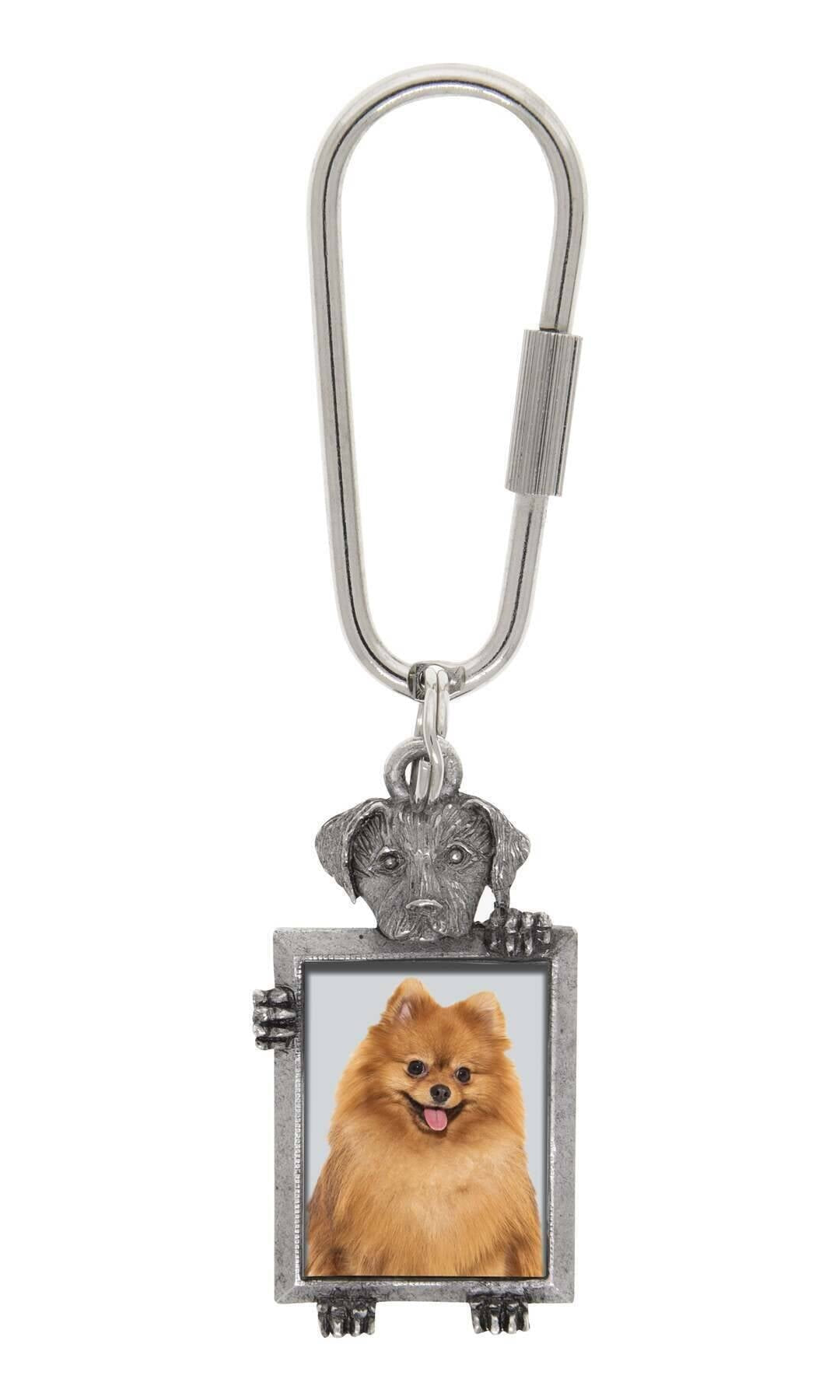 1928 Jewelry Dog Picture Carabiner Key Chain
