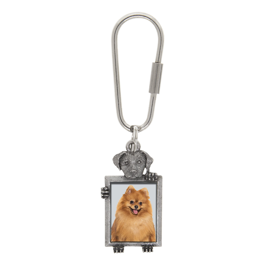 Dog Picture Keychain (Pomeranian)
