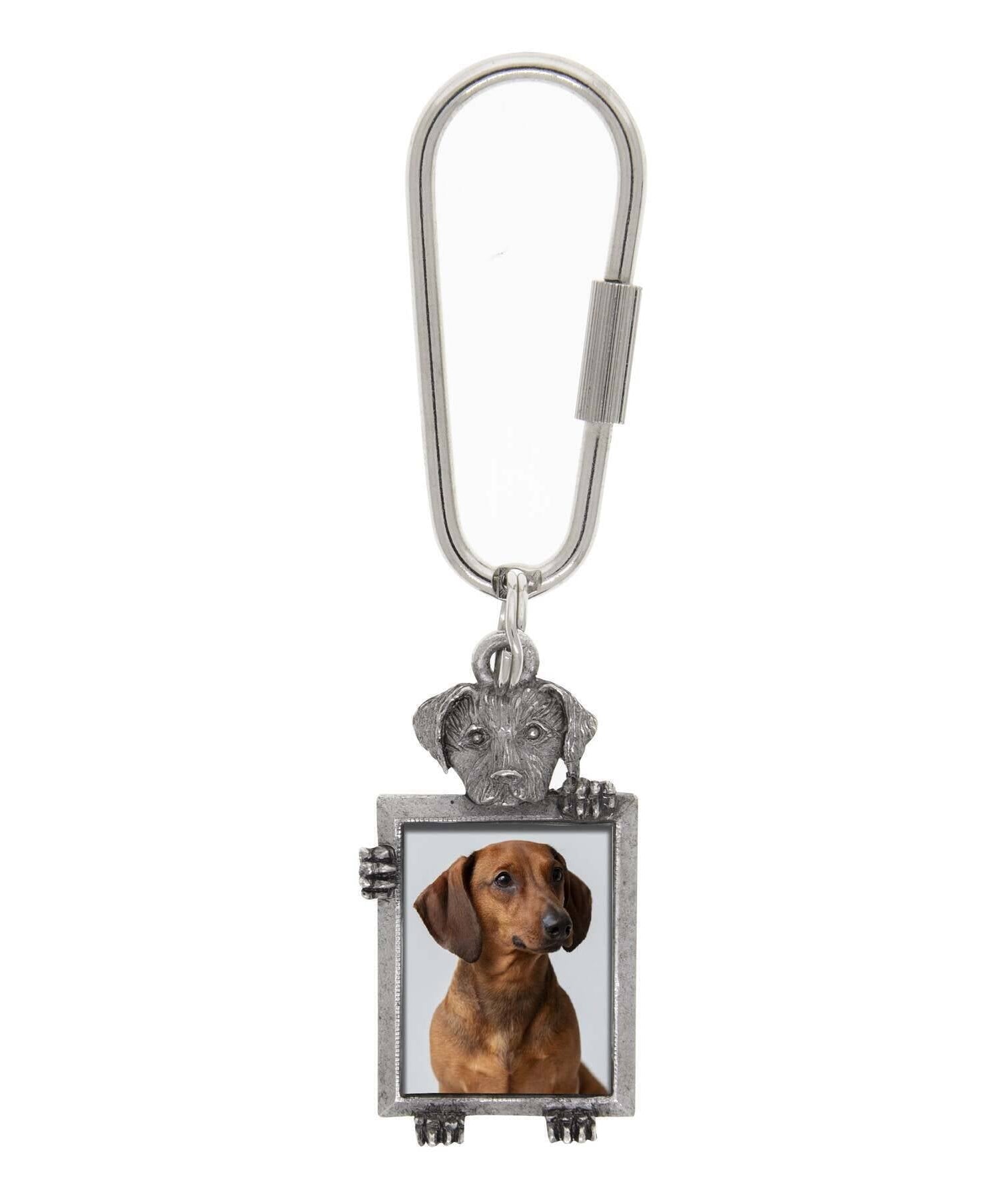 1928 Jewelry Dog Picture Carabiner Key Chain