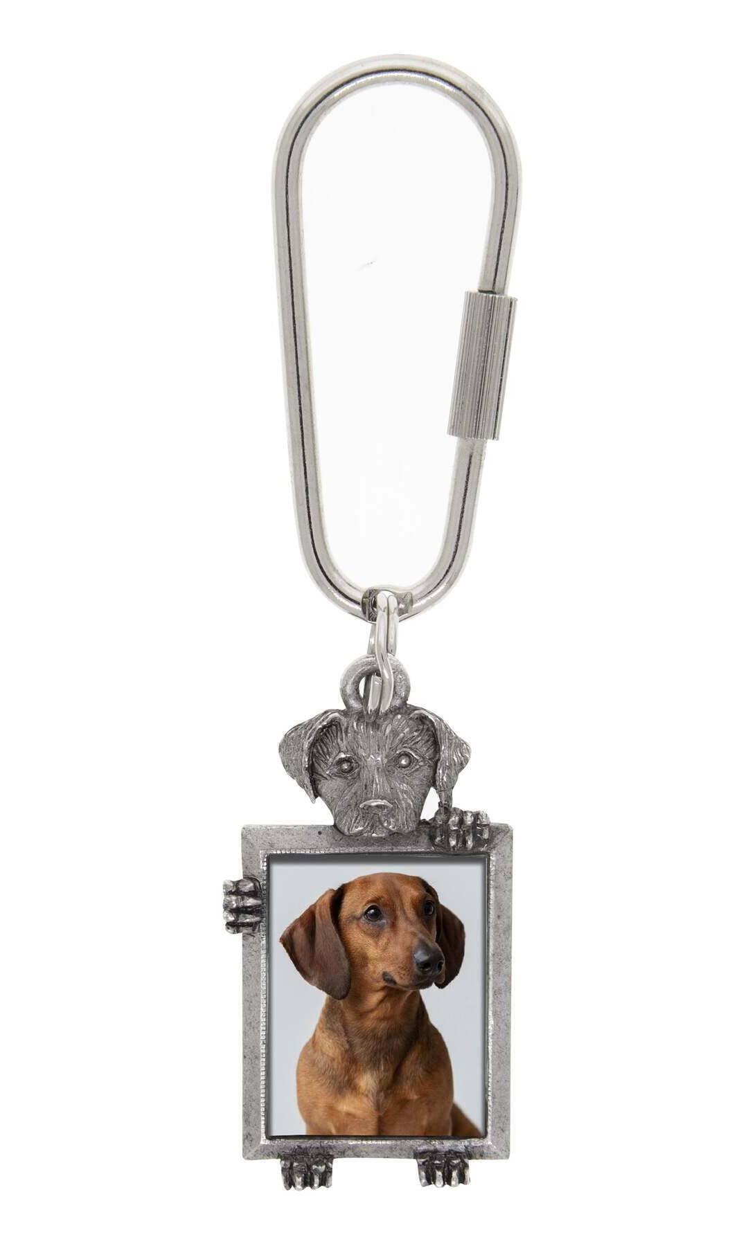 1928 Jewelry Dog Picture Carabiner Key Chain