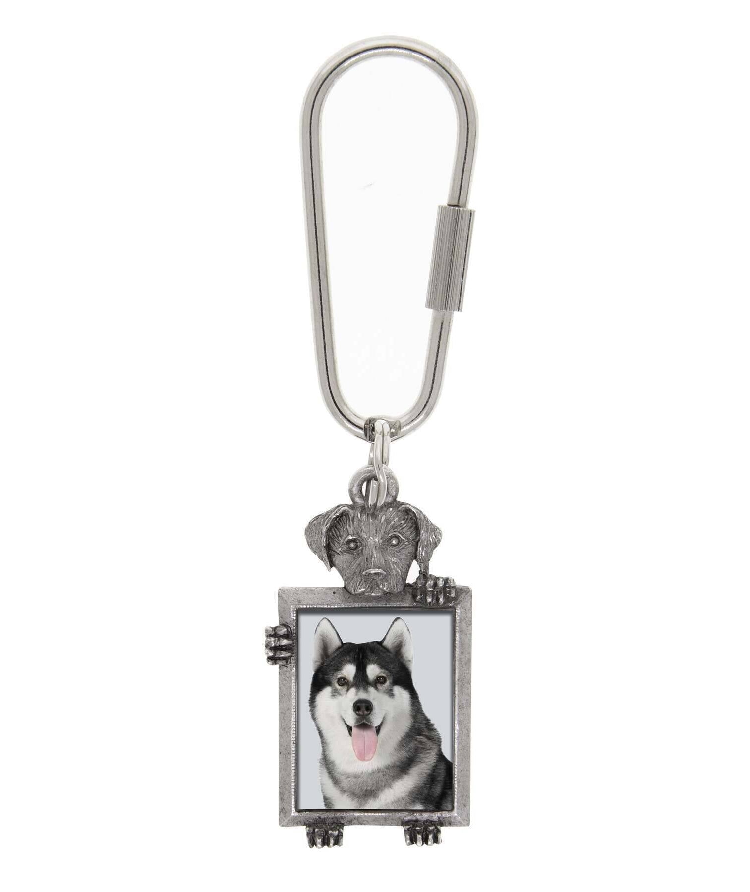 1928 Jewelry Dog Picture Carabiner Key Chain